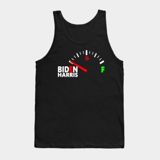 Biden Gasoline Shortage Fuel Gauge High Gas Prices Tank Top